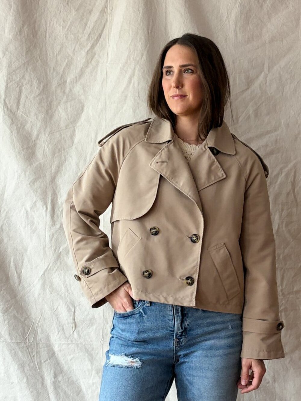Mode Trench Coat - cropped trench coat
